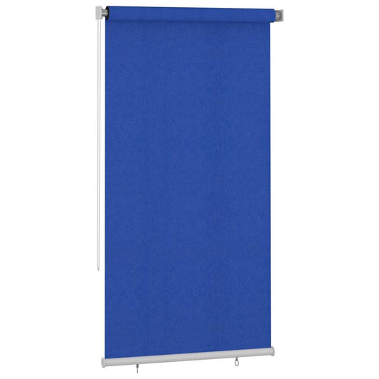 Outdoor Roller Blind 125(W)x230(H) cm Blue HDPE