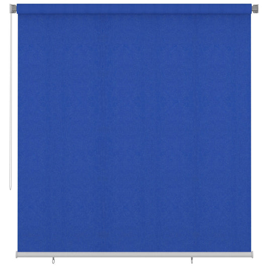 312856 vidaXL Outdoor Roller Blind 220x230 cm Blue HDPE