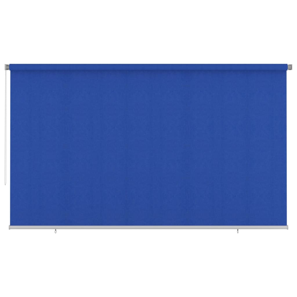 Outdoor Roller Blind 400x230 cm Blue HDPE