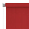Outdoor Roller Blind 60x140 cm Red HDPE