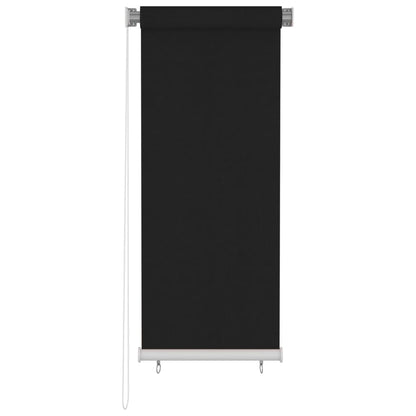 Outdoor Roller Blind 60x140 cm Black