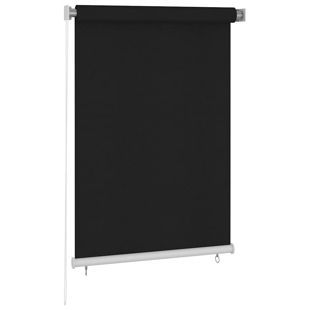 Outdoor Roller Blind 100x140 cm Black