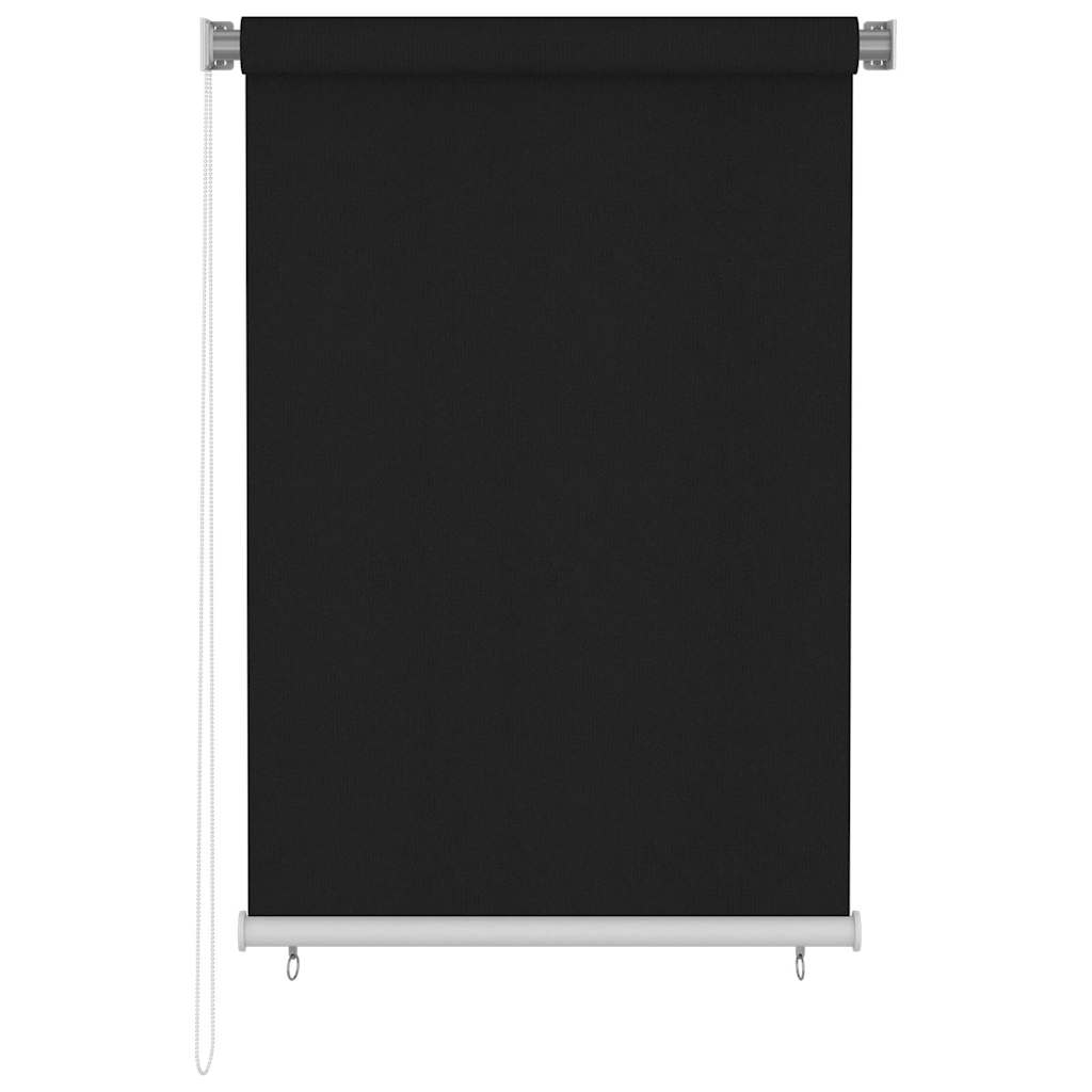 Outdoor Roller Blind 100x140 cm Black