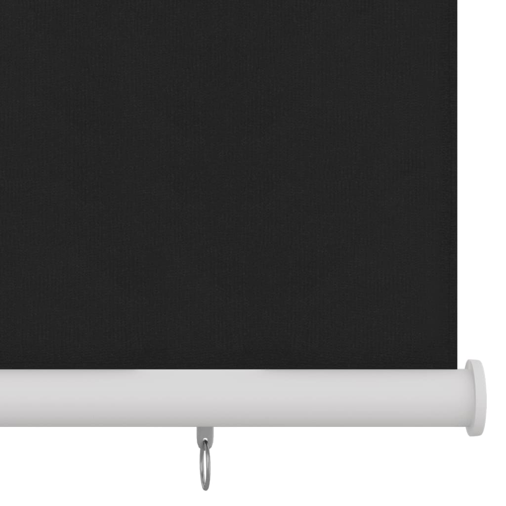 Outdoor Roller Blind 100x140 cm Black