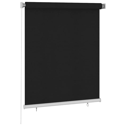Outdoor Roller Blind 125(W)x140(H) cm Black
