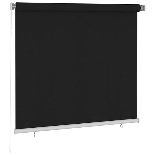 Outdoor Roller Blind 165(W)x140(H) cm Black