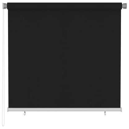 Roller Blind | Black | High-density polyethylene (HDPE) | 160x140 cm