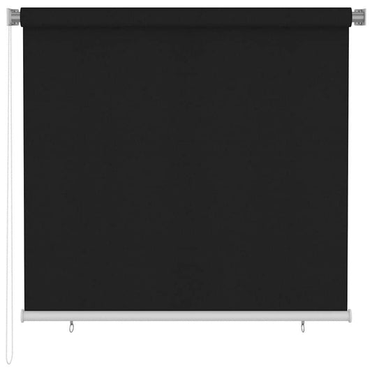 Outdoor Roller Blind 165(W)x140(H) cm Black