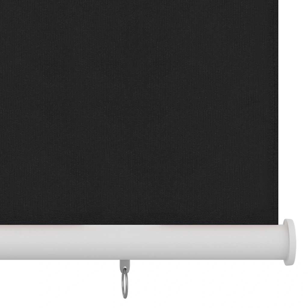 Roller Blind | Black | High-density polyethylene (HDPE) | 160x140 cm