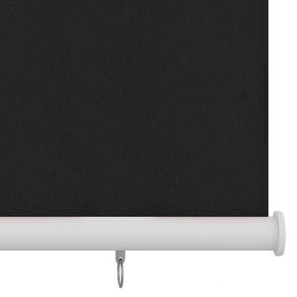 Roller Blind | Black | High-density polyethylene (HDPE) | 160x140 cm