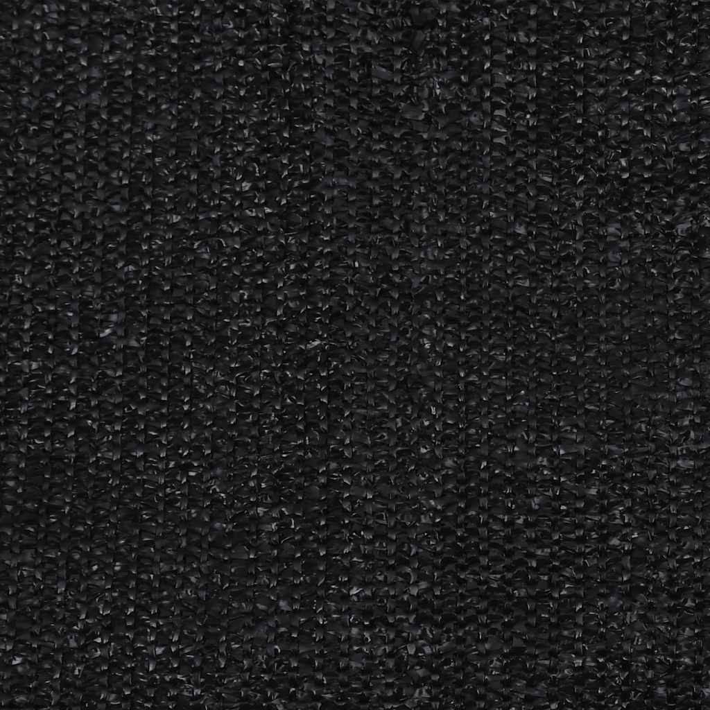 Roller Blind | Black | High-density polyethylene (HDPE) | 160x140 cm