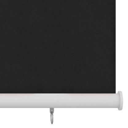 Outdoor Roller Blind 180x140 cm Black