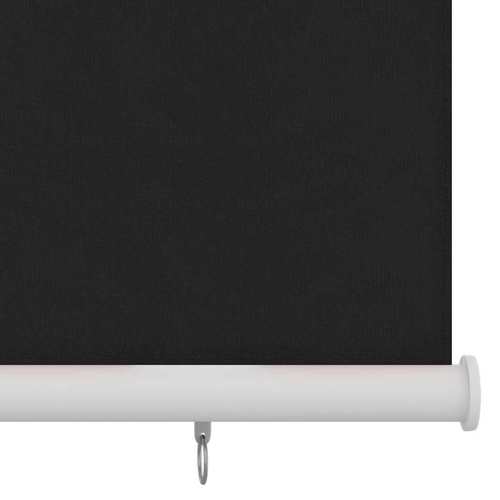 Outdoor Roller Blind 220x140 cm Black