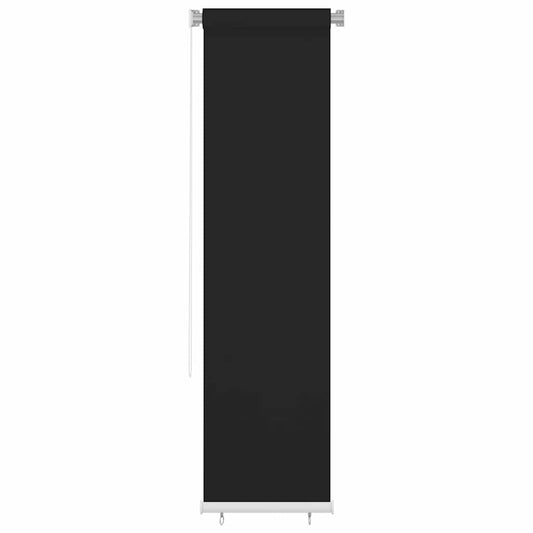Outdoor Roller Blind 65(W)x230(H) cm Black HDPE