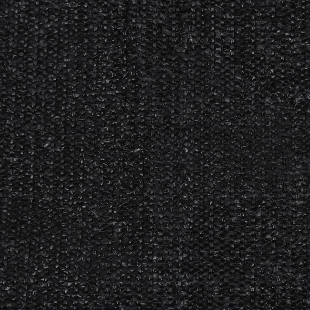 Outdoor Roller Blind 60x230 cm Black HDPE