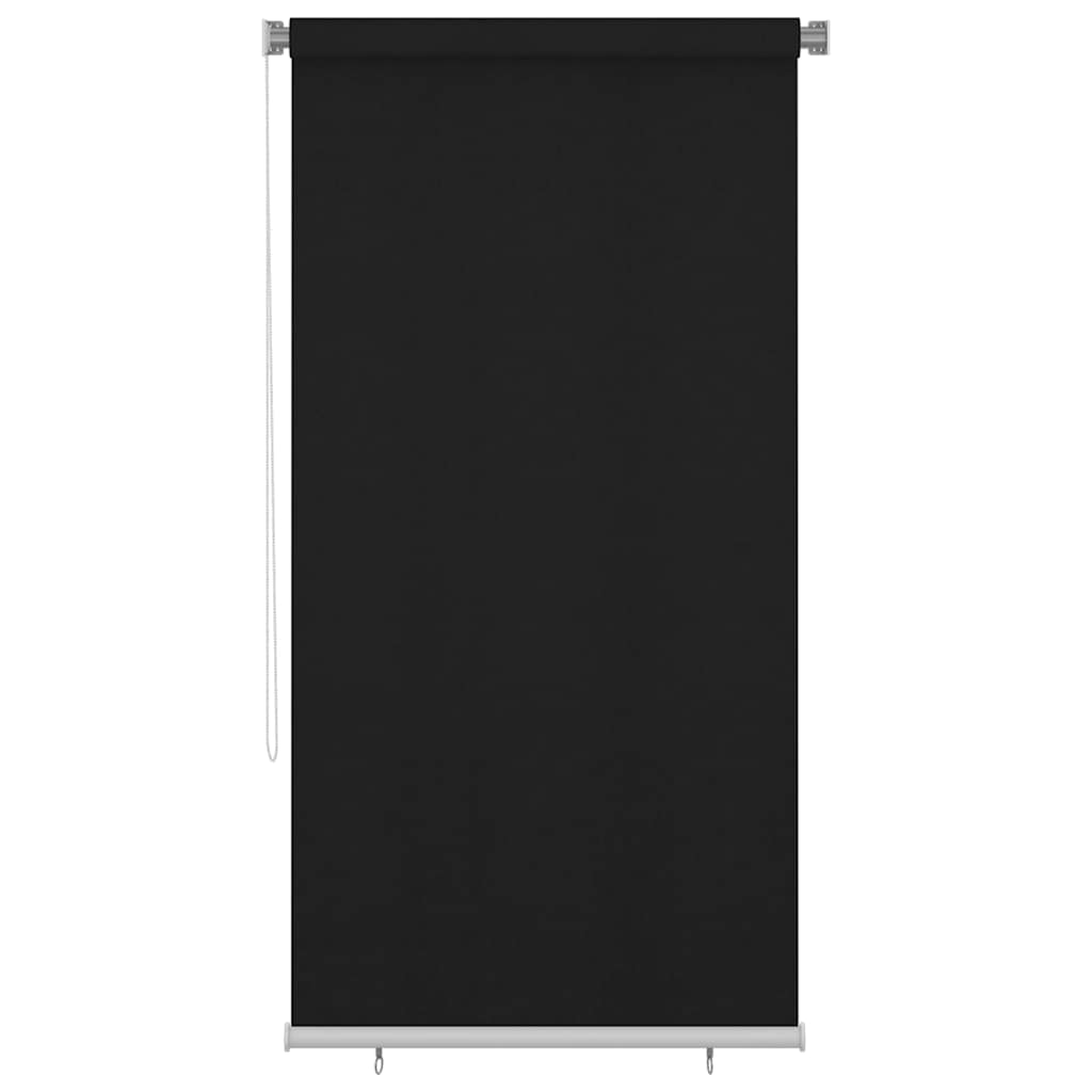 Roller Blind | Black | High-density polyethylene (HDPE) | 120 x 230 cm