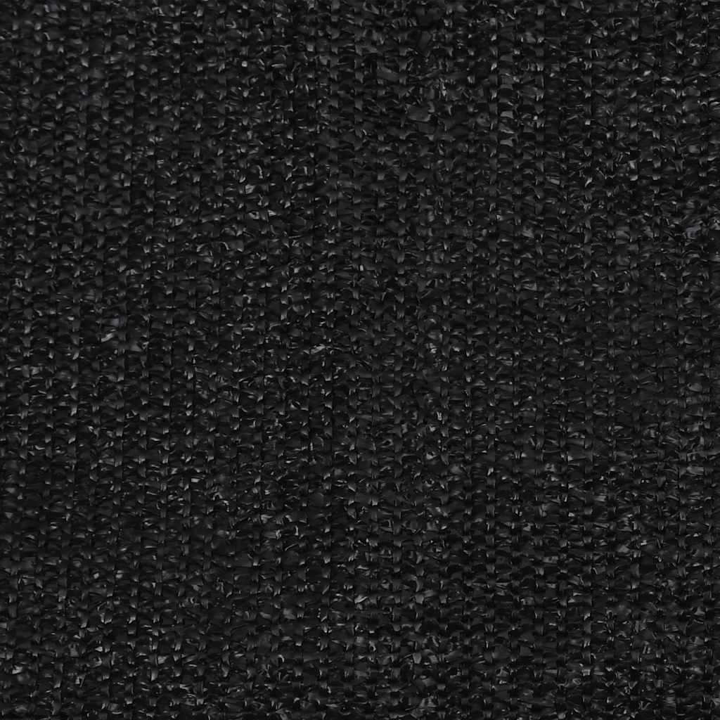 Roller Blind | Black | High-density polyethylene (HDPE) | 120 x 230 cm