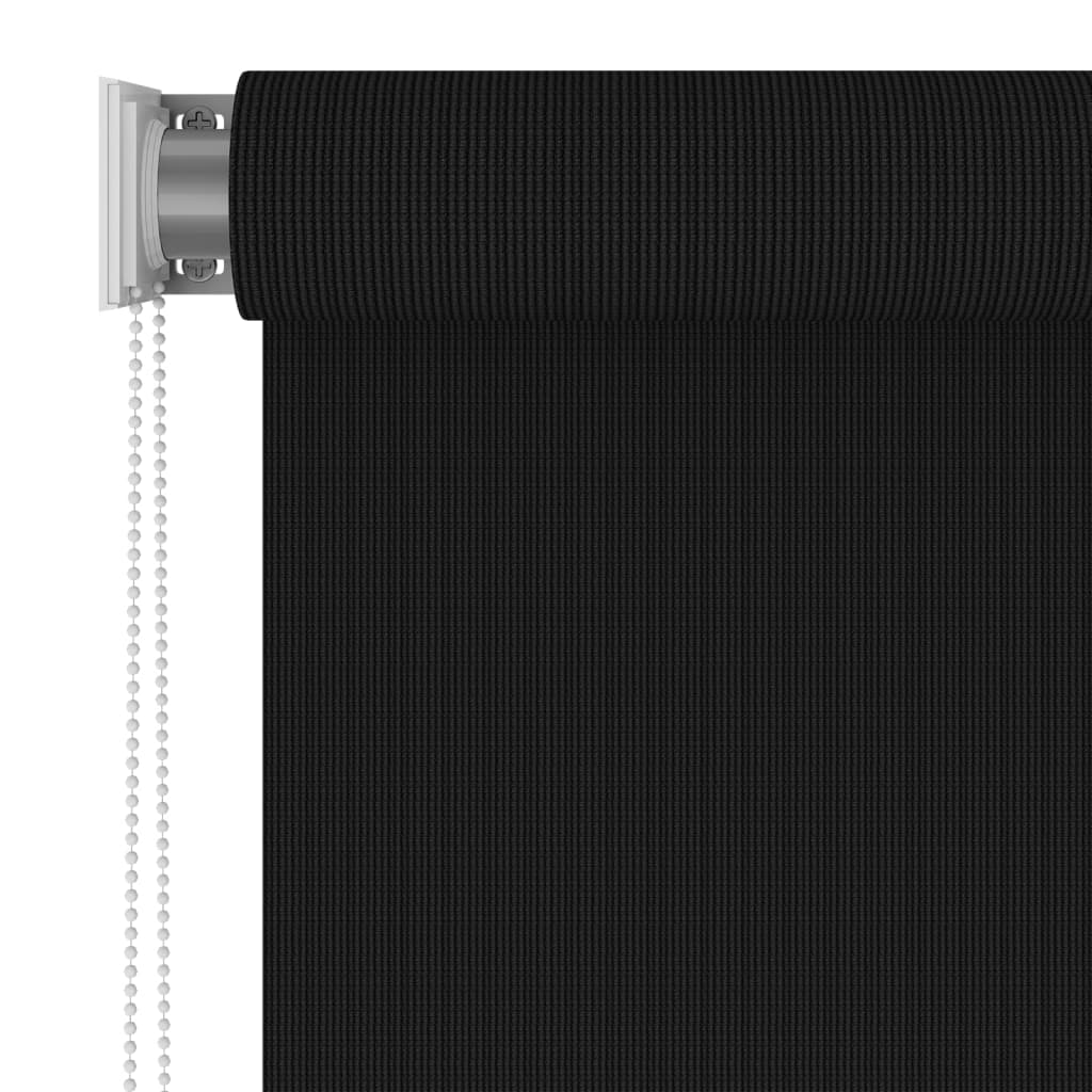 Outdoor Roller Blind 220x230 cm Black