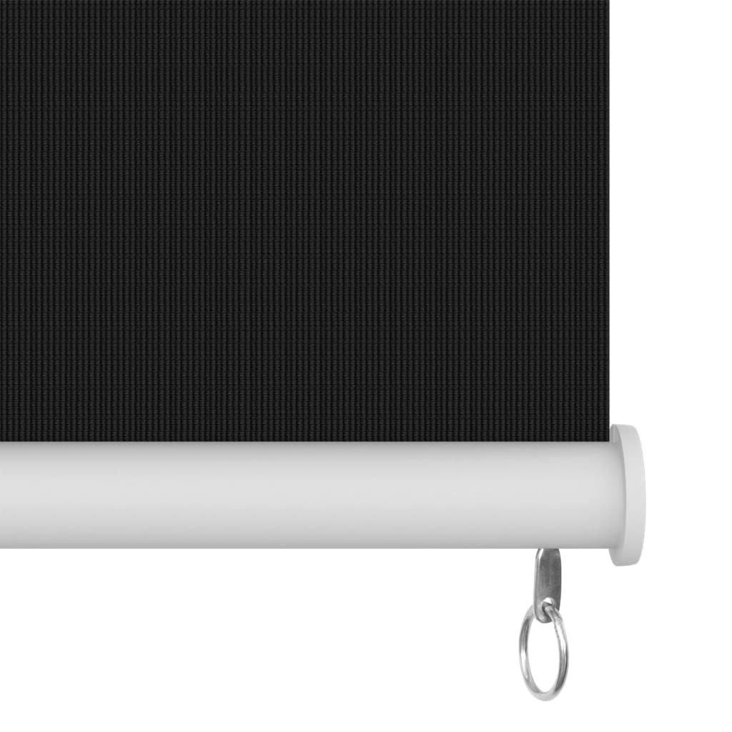 Outdoor Roller Blind 220x230 cm Black