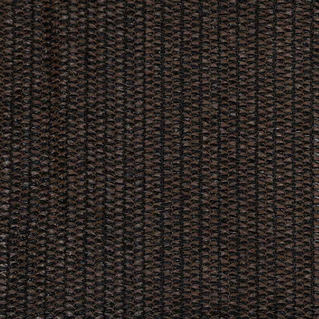 Outdoor Roller Blind 165(W)x140(H) cm Brown HDPE