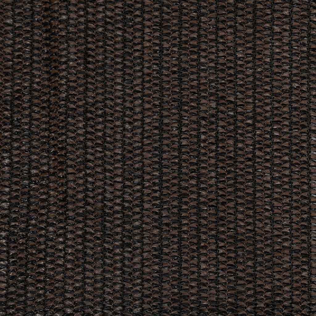 Outdoor Roller Blind 245(W)x140(H) cm Brown HDPE