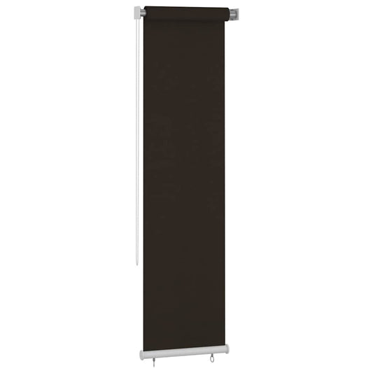 Outdoor Roller Blind 65(W)x230(H) cm Brown HDPE