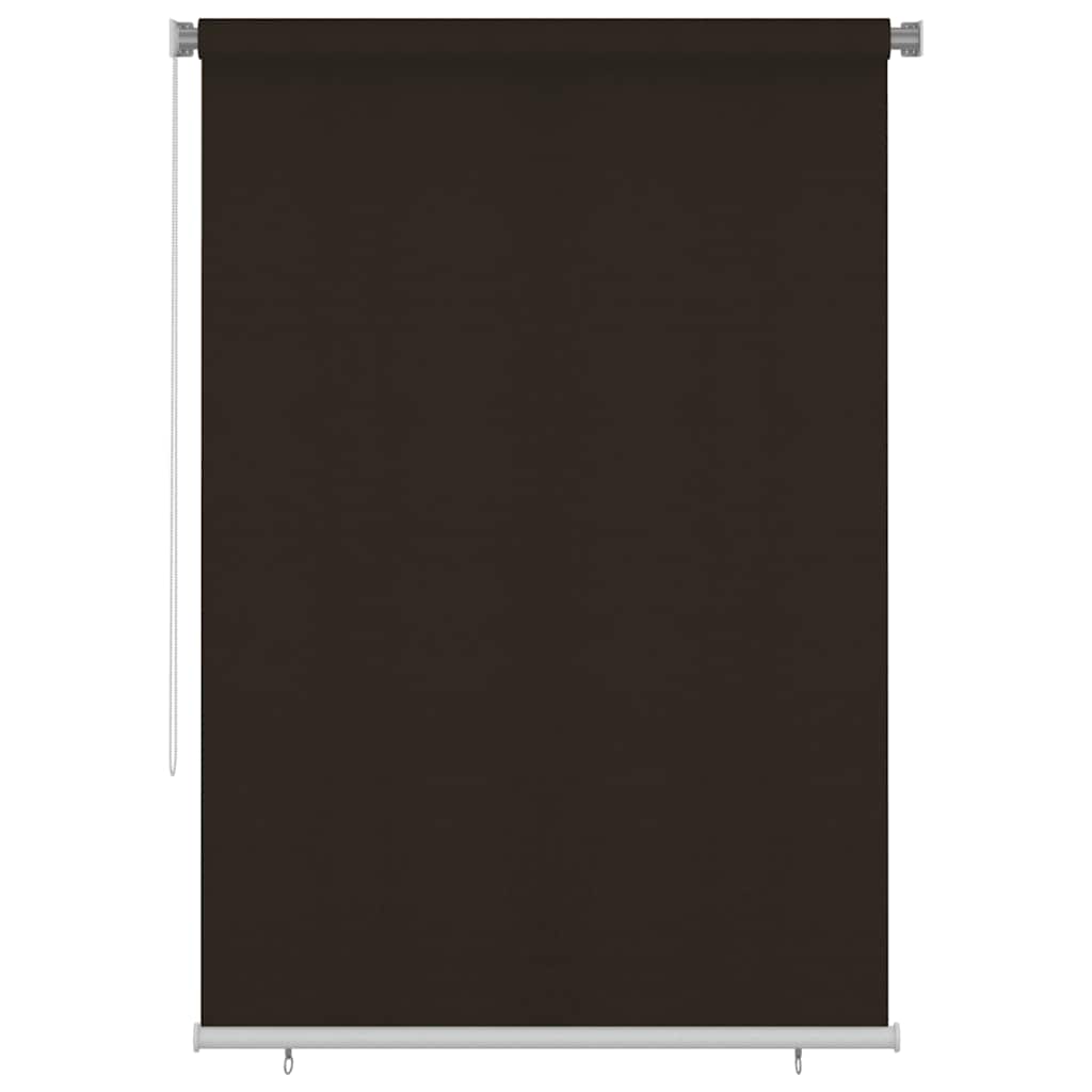 Outdoor Roller Blind 165(W)x230(H) cm Brown HDPE
