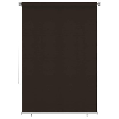 Outdoor Roller Blind 165(W)x230(H) cm Brown HDPE