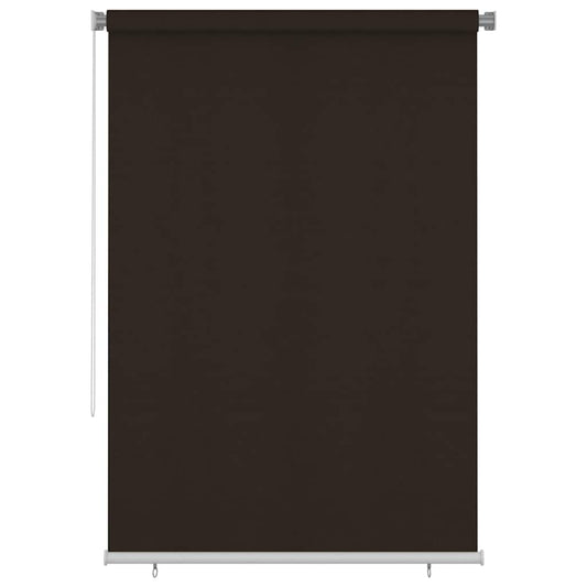 312983 vidaXL Outdoor Roller Blind 160x230 cm Brown HDPE