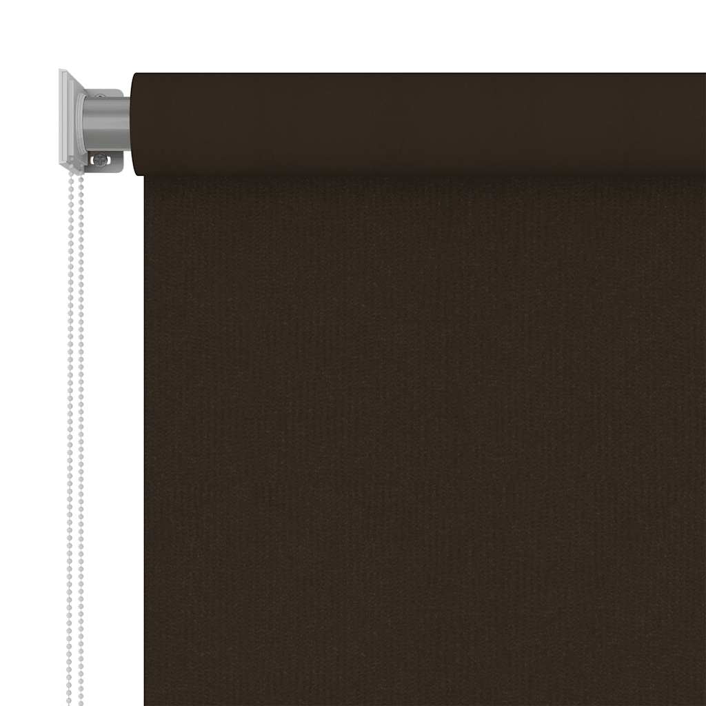 Outdoor Roller Blind 165(W)x230(H) cm Brown HDPE