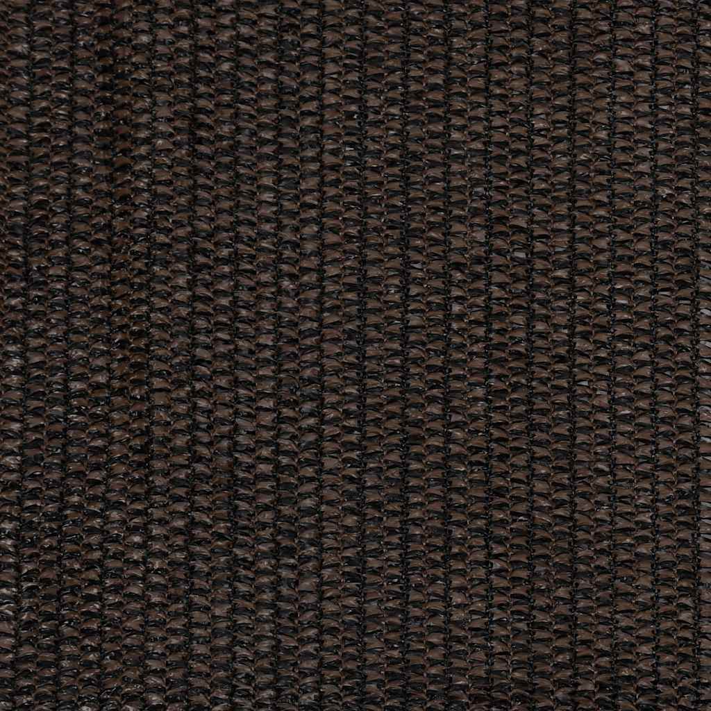 Outdoor Roller Blind 165(W)x230(H) cm Brown HDPE