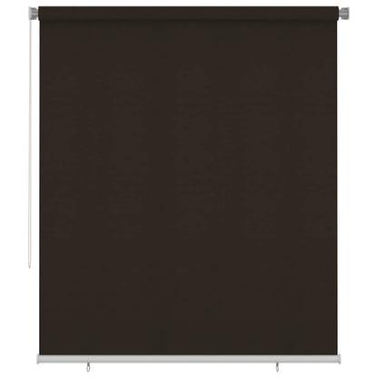 Outdoor Roller Blind 205(W)x230(H) cm Brown HDPE