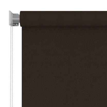 Outdoor Roller Blind 205(W)x230(H) cm Brown HDPE