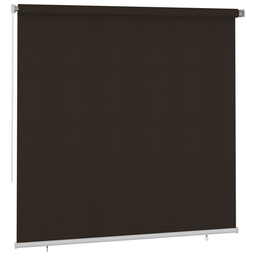 Outdoor Roller Blind 245(W)x230(H) cm Brown