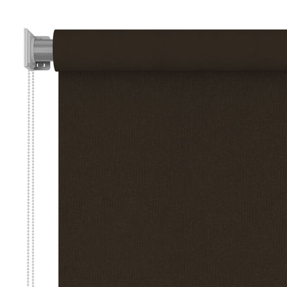 Outdoor Roller Blind 300x230 cm Brown HDPE