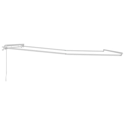 Awning Frame Manual White 500 x 350 cm Aluminium
