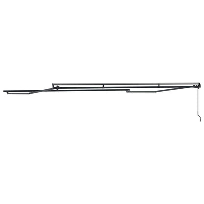 Awning Frame Manual Anthracite 400 x 350 cm Aluminium