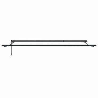 Awning Frame Manual Anthracite 400 x 350 cm Aluminium
