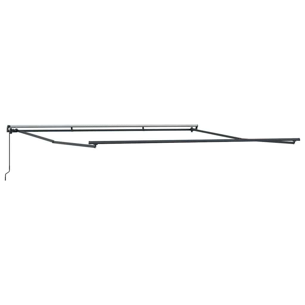Awning Frame Manual Anthracite 450 x 350 cm Aluminium