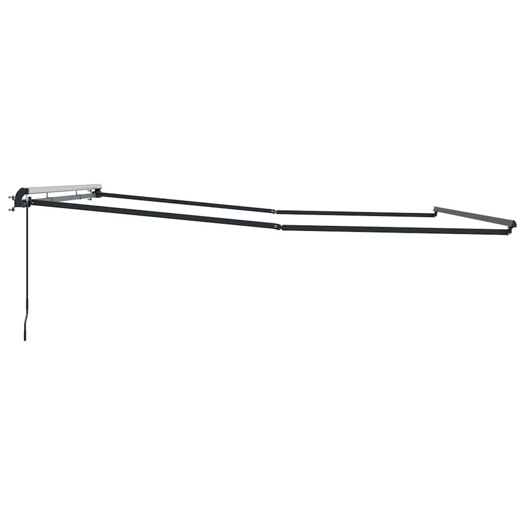 Awning Frame Manual Anthracite 450 x 350 cm Aluminium