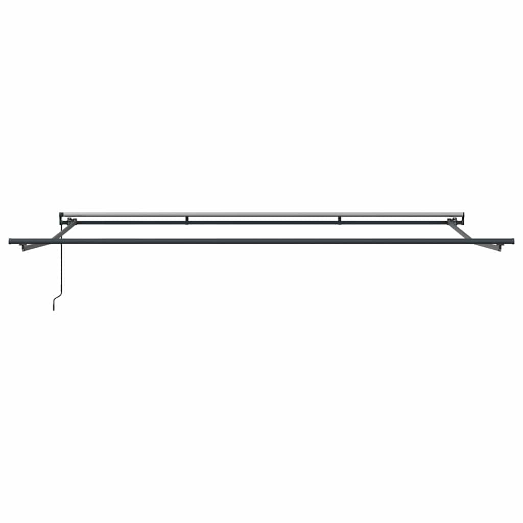 Awning Frame Manual Anthracite 500 x 350 cm Aluminium