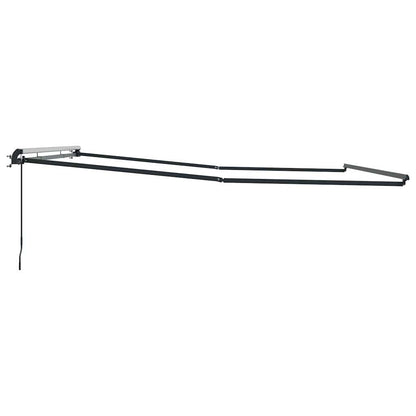 Awning Frame Manual Anthracite 500 x 350 cm Aluminium