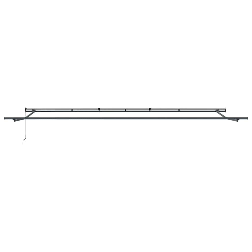 Awning Frame Manual Anthracite 600 x 350 cm Aluminium