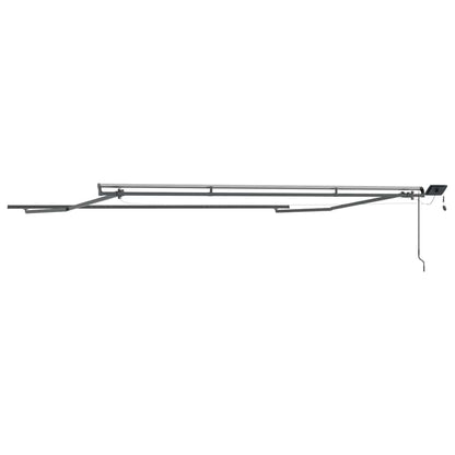 Awning Frame Manual Anthracite 500 x 300 cm Aluminium