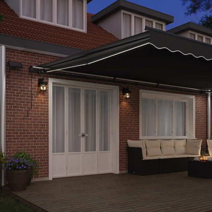 Awning Frame Manual Anthracite 600 x 300 cm Aluminium