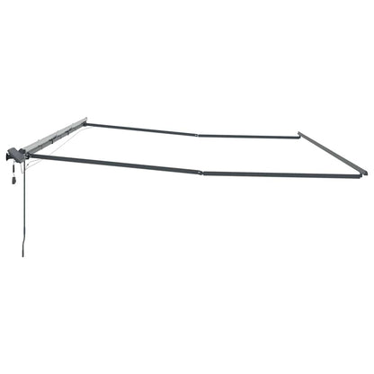 Awning Frame Manual Anthracite 600 x 300 cm Aluminium