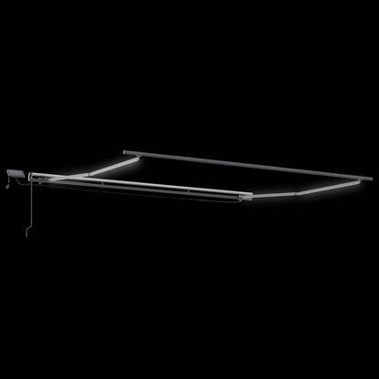 Awning Frame Manual Anthracite 400 x 350 cm Aluminium