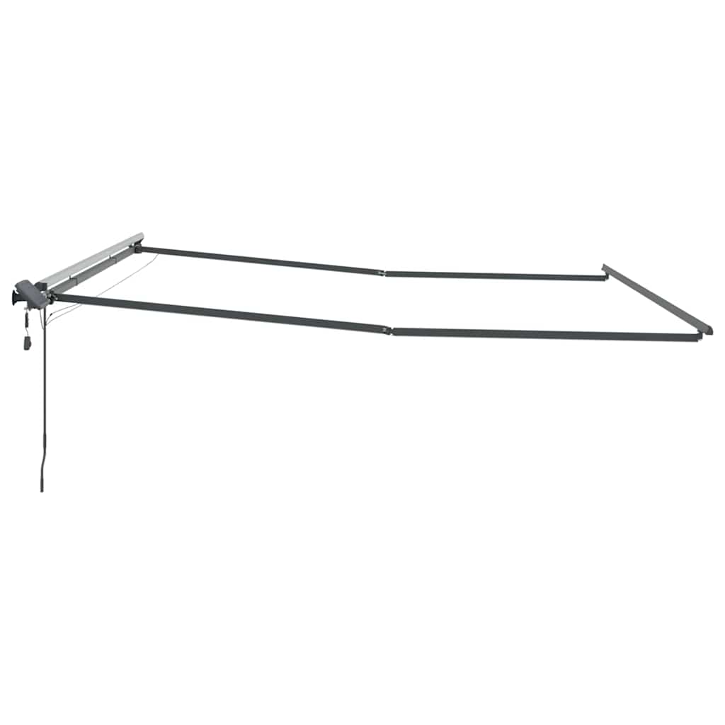 Awning Frame Manual Anthracite 450 x 350 cm Aluminium