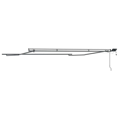 Awning Frame Manual Anthracite 500 x 350 cm Aluminium