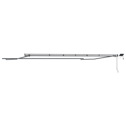 Awning Frame Manual Anthracite 600 x 350 cm Aluminium